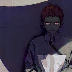 This is a pixiv picture whose title is 畜笑.