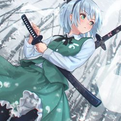 This is a pixiv picture whose title is 不穏な気配.