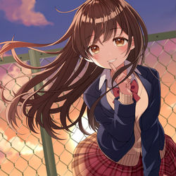 This is a pixiv picture whose title is 「秘密だよ。」.