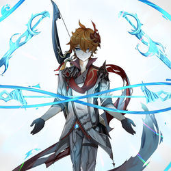 This is a pixiv picture whose title is 十一人のファトゥス第十一位「公子」.
