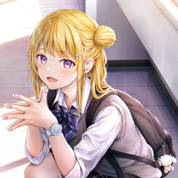 This is a pixiv picture whose title is 放課後.