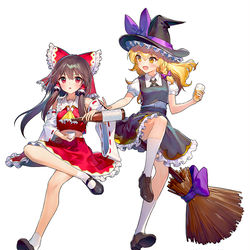 This is a pixiv picture whose title is 東方Project×カラオケの鉄人.