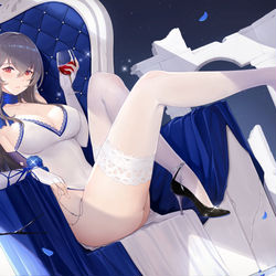 This is a pixiv picture whose title is 指揮官、ご自重を.
