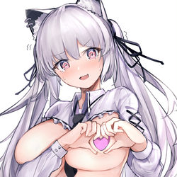 This is a pixiv picture whose title is アルヴィナちゃおっぱいはーと.