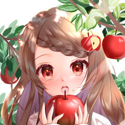 This is a pixiv picture whose title is 🍎.