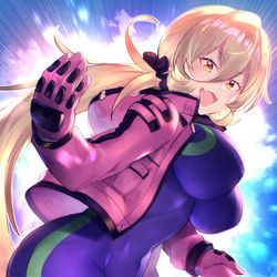 This is a pixiv picture whose title is 史上最強の乳.