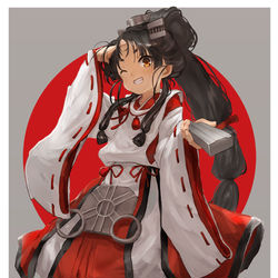 This is a pixiv picture whose title is 日進.