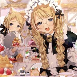 This is a pixiv picture whose title is おやつのじかんだよ.