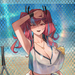 This is a pixiv picture whose title is Tennis with Bremerton.