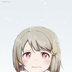 This is a pixiv picture whose title is 「かすみん寒いから温めて欲しいです…」.