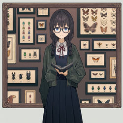 This is a pixiv picture whose title is mushinoshirase.