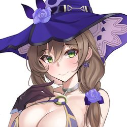 This is a pixiv picture whose title is 原神)Lisa.