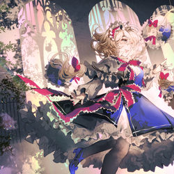 This is a pixiv picture whose title is 七色の人形使い.