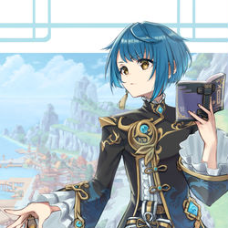 This is a pixiv picture whose title is 行秋くん【原神】.