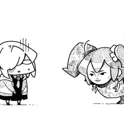 This is a pixiv picture whose title is ユゥユゥちゃん人形が大層お気に召しました系マスター。.