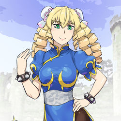 This is a pixiv picture whose title is 中華刑事令嬢おじさん.