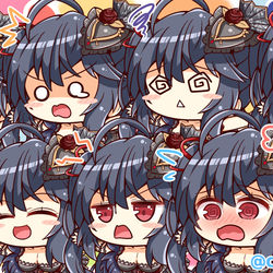 This is a pixiv picture whose title is 大鳳の愛（物理）.