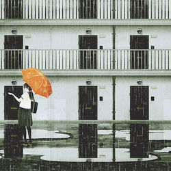 This is a pixiv picture whose title is 105号室.
