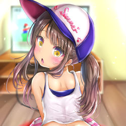 This is a pixiv picture whose title is いっしょにゲーム！！.