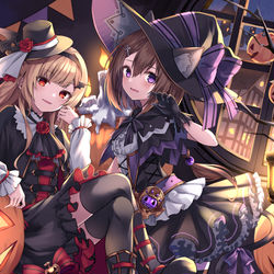This is a pixiv picture whose title is Halloween2020.