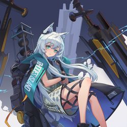 This is a pixiv picture whose title is 迷迭香Rosmontis.