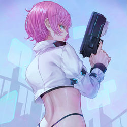 This is a pixiv picture whose title is 未来人.