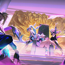 This is a pixiv picture whose title is KDA-more.