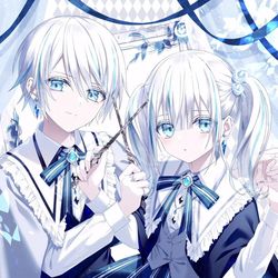 This is a pixiv picture whose title is 双子の魔法使い💠💫.