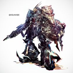 This is a pixiv picture whose title is ヤクト・ドーガ.