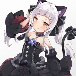 This is a pixiv picture whose title is 紫咲シオン新衣装.