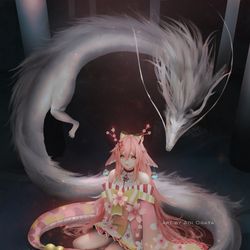 This is a pixiv picture whose title is Ukiyo.