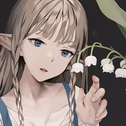 This is a pixiv picture whose title is Lily of the valley.