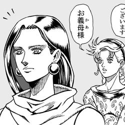 This is a pixiv picture whose title is 【2部】こんなリサリサ先生が見たいだけ.