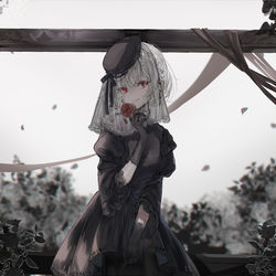 This is a pixiv picture whose title is 彼岸薔薇.