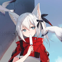 This is a pixiv picture whose title is 滩风.