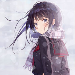 This is a pixiv picture whose title is 雪の花.