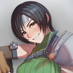 This is a pixiv picture whose title is 二ィ～なユフィ.