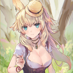This is a pixiv picture whose title is おでかけうさぎちゃん.