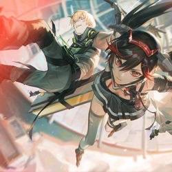 This is a pixiv picture whose title is Gray Raven: attack time.