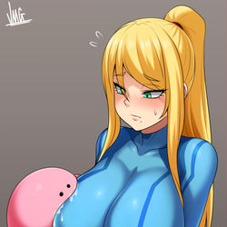 This is a pixiv picture whose title is Samus Aran / サムス・アラン.