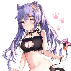 This is a pixiv picture whose title is 刻晴.