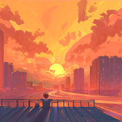 This is a pixiv picture whose title is Until Tomorrow.