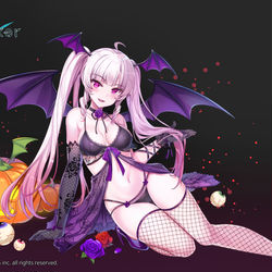 This is a pixiv picture whose title is SOULWORKERのハロウィンコスチューム.