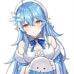 This is a pixiv picture whose title is 雪花ラミィ.