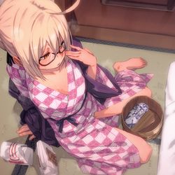 This is a pixiv picture whose title is 湯上がりえっちゃん.