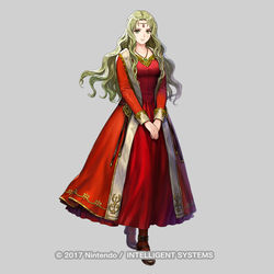 This is a pixiv picture whose title is 「ベルンの王妹 ギネヴィア」.