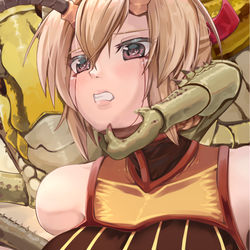 This is a pixiv picture whose title is 飛蝗拘束２.