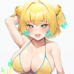 This is a pixiv picture whose title is パイにゃんでっかいにゃん.