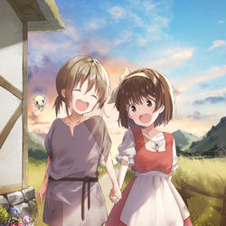 This is a pixiv picture whose title is Kラノベブックス「精霊の友として」.