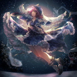 This is a pixiv picture whose title is 滅びの美学.